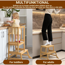 Toddler kitchen standing tower