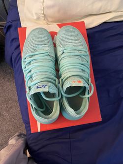 Nike KD 10 X Hyper Turquoise City Edition Mens 9.5 Shoes for Sale