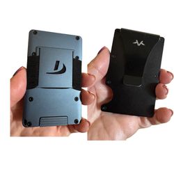2 metal credit card wallets