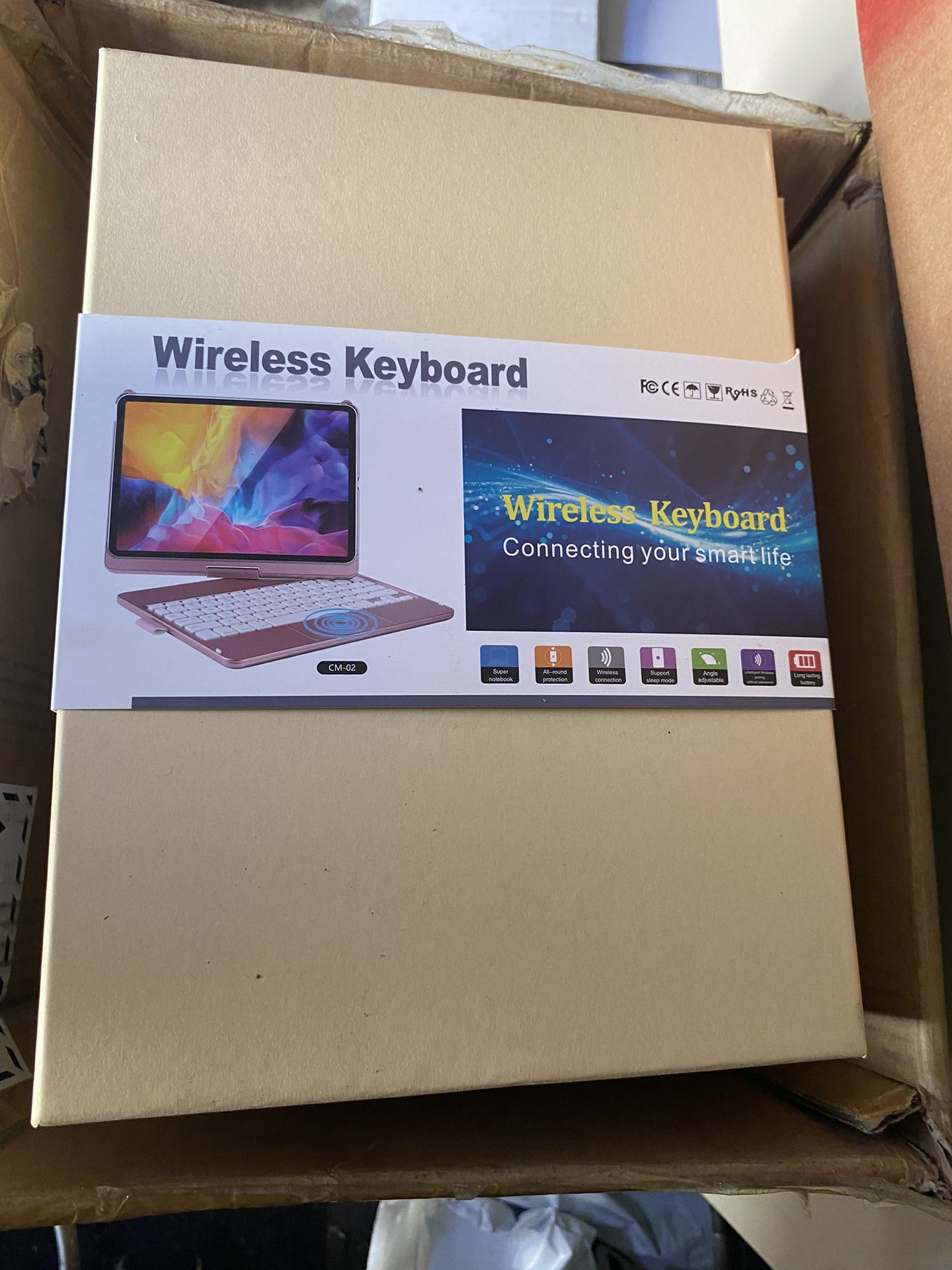 Wireless Keyboard For iPad  9th 10th Gen
