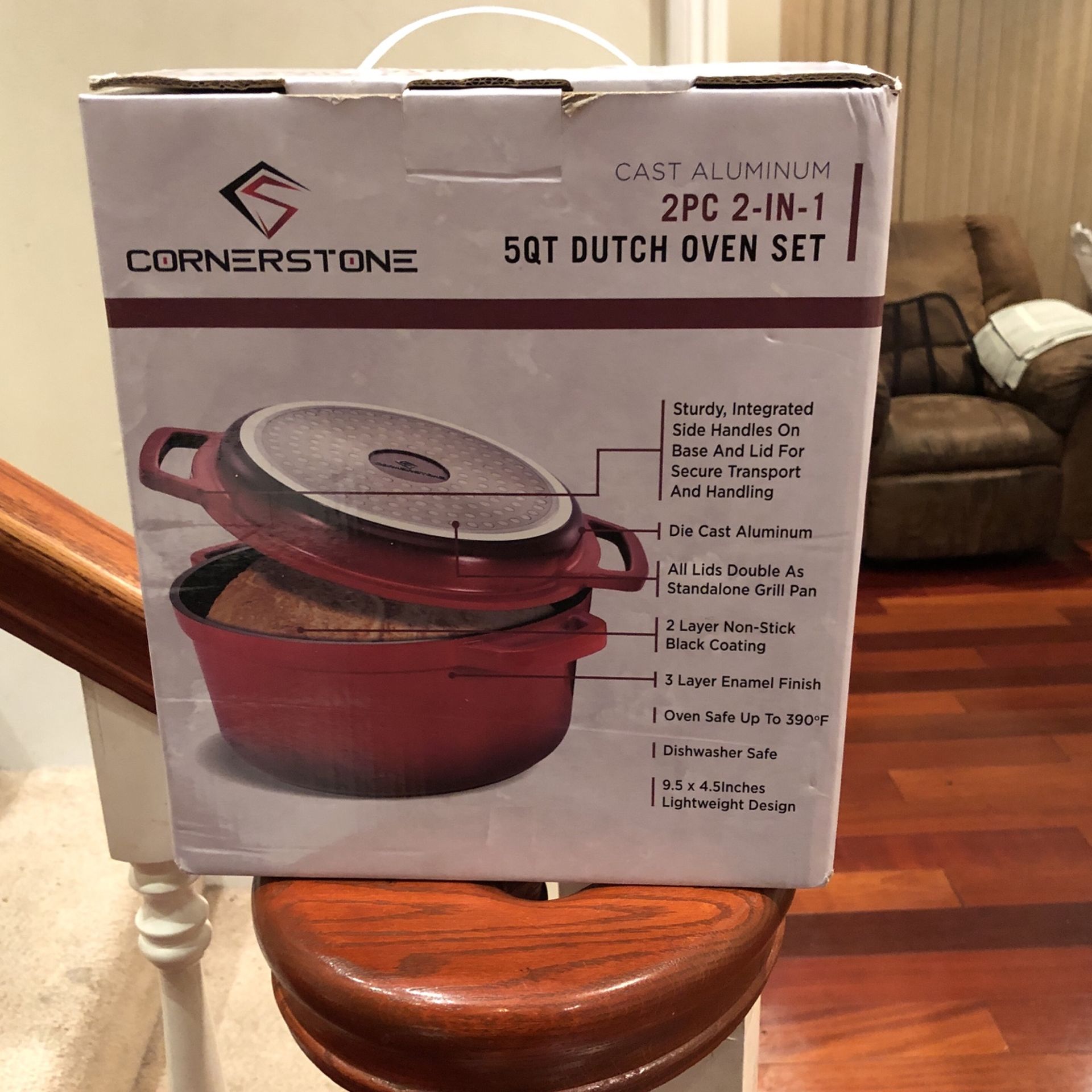 New 5 Quart Dutch Oven Set
