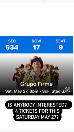4 Grupo Firme Tickets