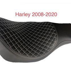 Profile 2-Up Seat For Harley 2008-2020 Touring Bagger Dresser Electra Glide Road Glide Street Glide Road King