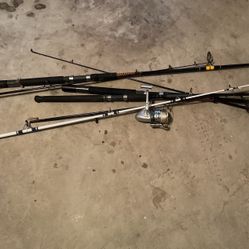 Shakespeare Alpha 9' rod, Coastal Tuff Baitcaster reel fishing pole for  Sale in Virginia Beach, VA - OfferUp