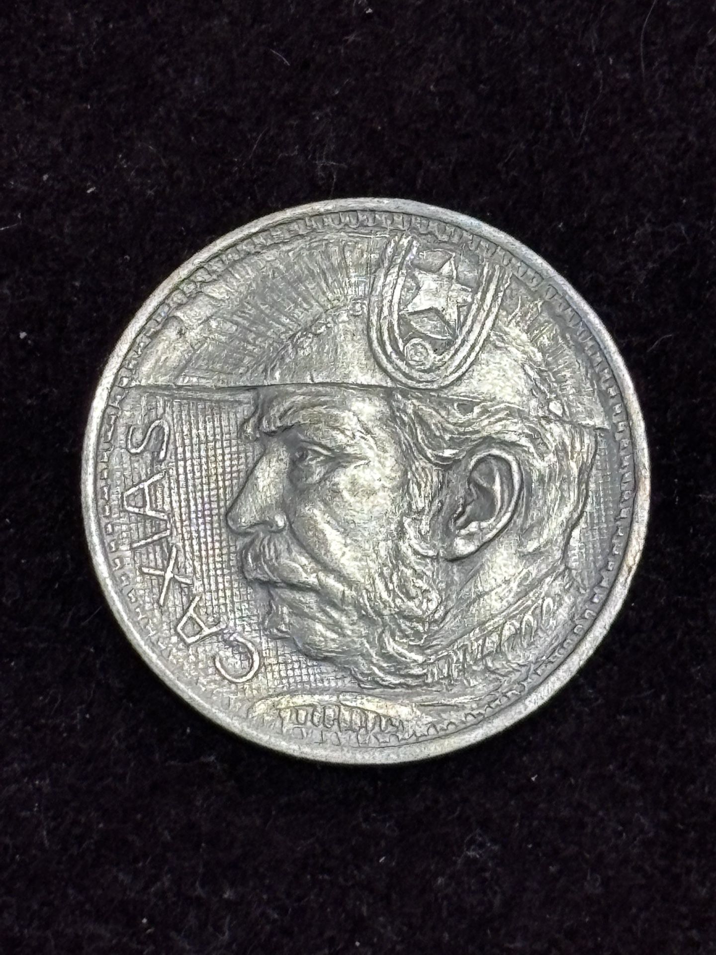 1935 Brazil 2000 Reis Silver Coin