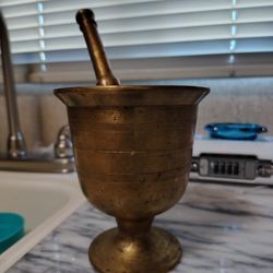 solid brass I forget what it's called 