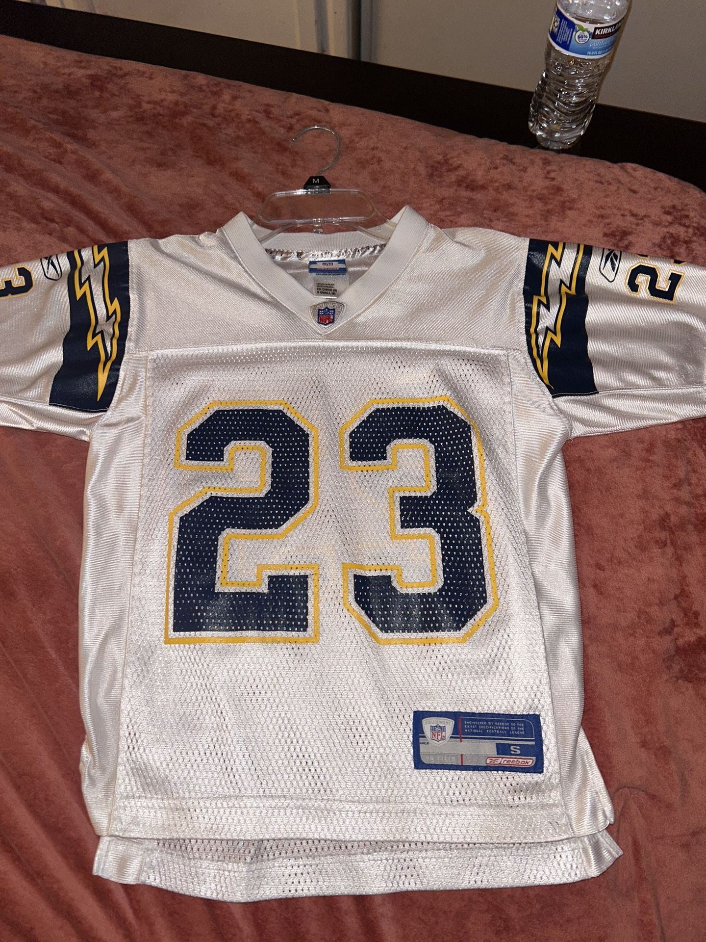 signed charger jammer jersey