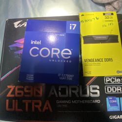 Gigabyte Z690 Intel Core i7 64 Gig Of Ram