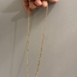 Solid Gold Figaro Chain