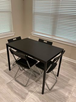 IKEA dining table with 4 chairs