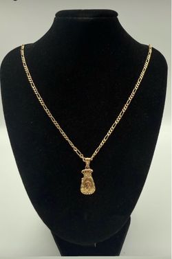 10k gold chain and pendant