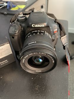 Canon EOS Rebel T3i With 2 Lenses And Grip