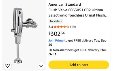 Touch less Urinal Flush Valve