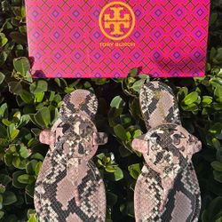 Tory Burch Miller - Printed Snake Leather Size 8