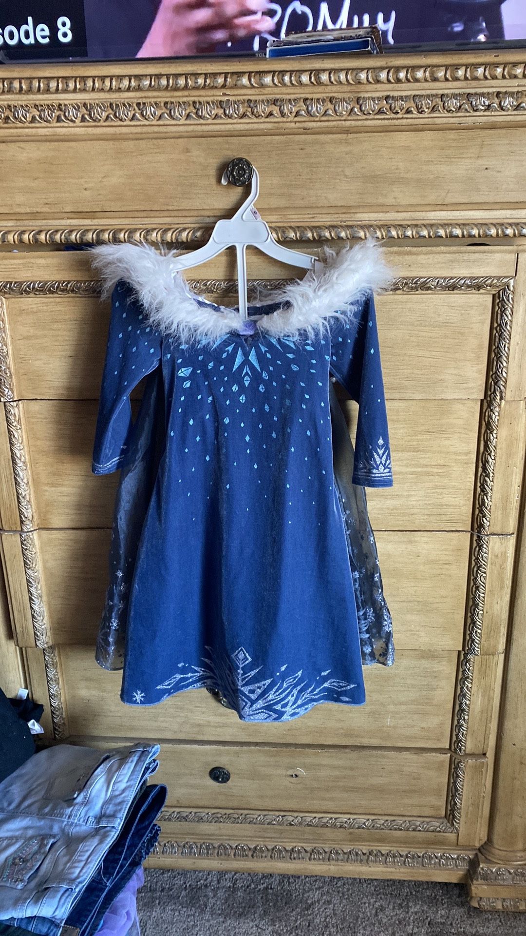 Disney Frozen Elsa Costume Dress Size 3 Child