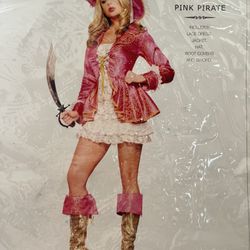 Halloween Pirate Costume Small (missing White  Dress)