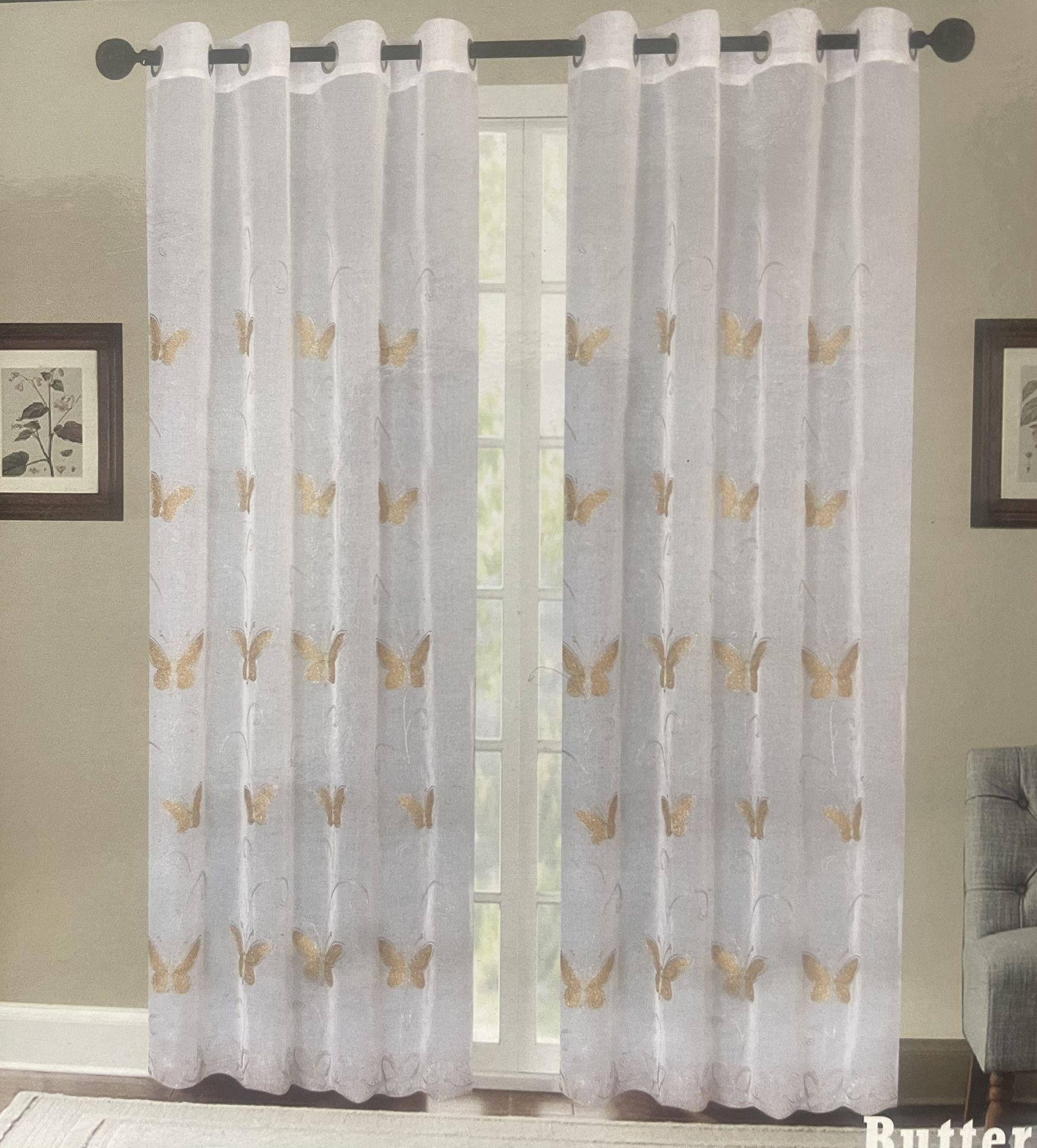 2 Panels Curtains 