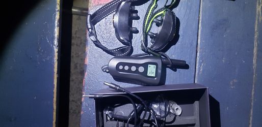 Dog shock collar for 1 remote 2 separate shock collars. Great deal/buy