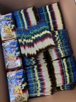 Pokémon 30th anniversary booster packs