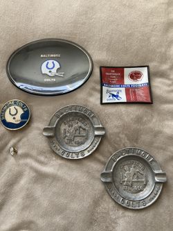 Authentic Baltimore Colts Memorabilia 
