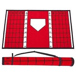 Baseball Softball Hitting Mat 6.5x4 ft, 7mm Thickened Batting Mat with Grid Alignment, Anti-Curl Reinforced Edge Wrapping, Anti Slip TPR Base, Home Pl