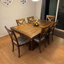 Rustic Dining table w/ 6 chairs