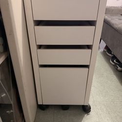 MICKE Drawer unit/drop file storage, white IKEA