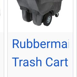Commercial Rubbermaid Rolling Trash