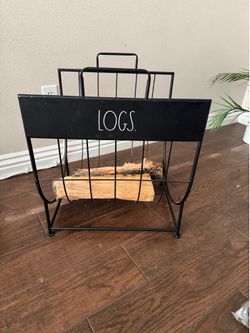 Rae Dunn logs holder