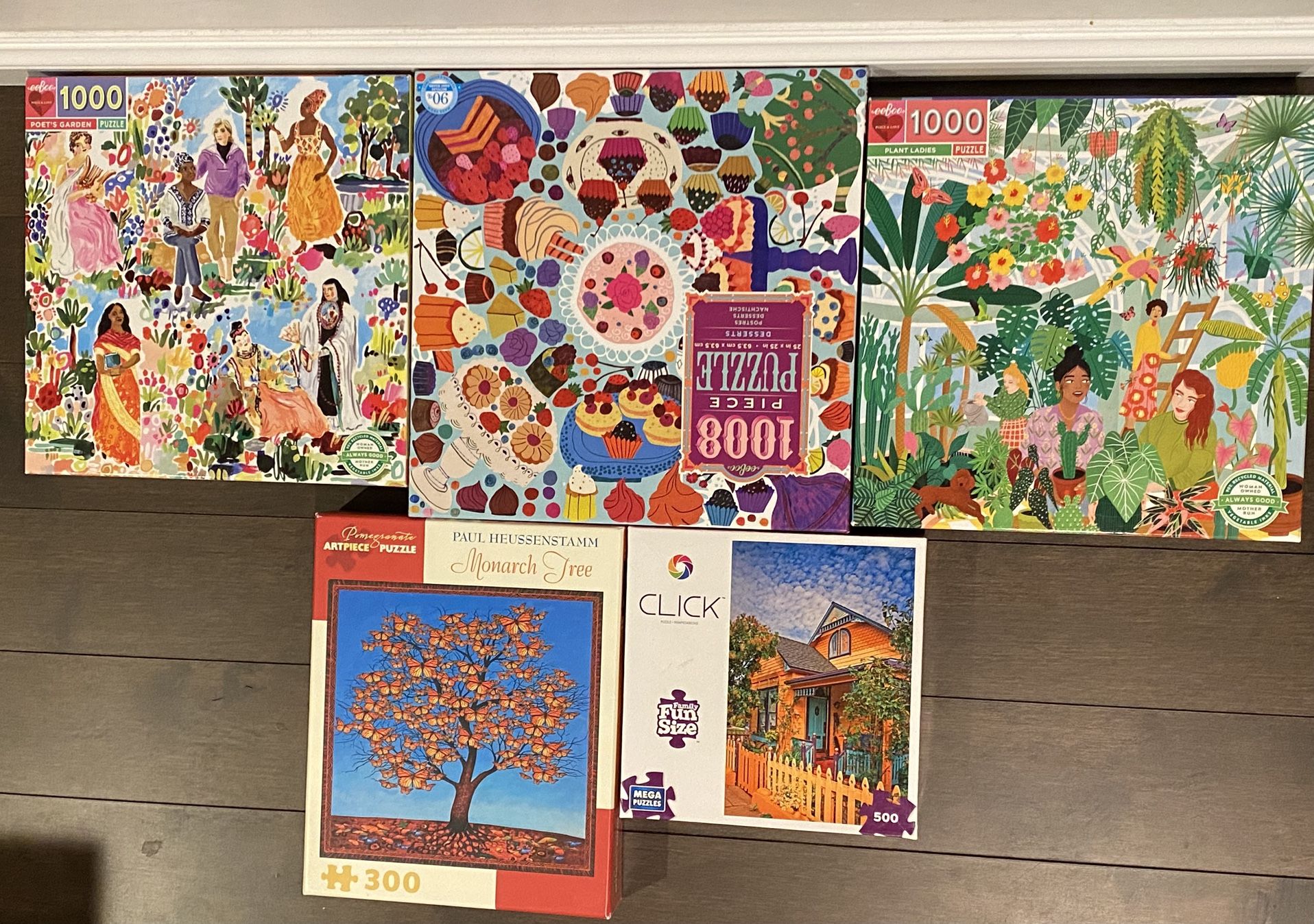 Lot Of 5 Jigsaw Puzzles