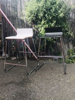 2 Ikea Modern Barstools Great Cool Comfy