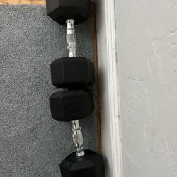Dumbbell Hand Weight 2 For 35pounds Each OBO