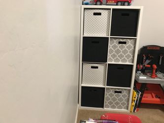 storage cube with bins