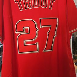Trout Jersey Angels 3XL $45 Firm On Price 