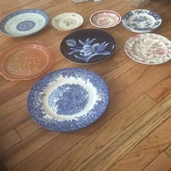 Bunch of Different size plates 