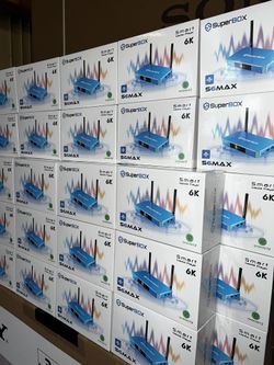 SUPERBOX SUPER BOX S6 MAX S6MAX 1 YEAR WARRANTY WHOLESALE AVAILABILITY PRICE VARYS ON QTY