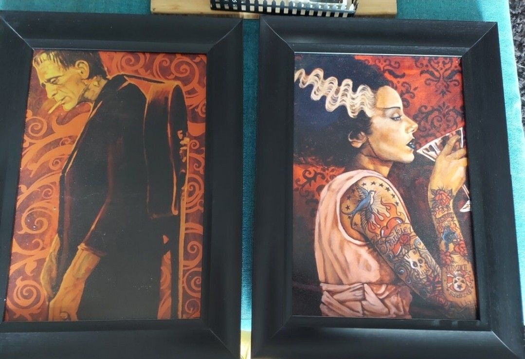 Paintings- Set of 2 original paintings: By Mike Bell