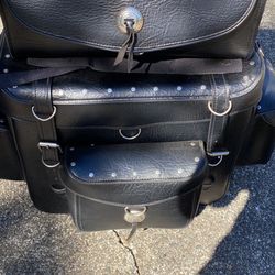 MOTORCYCLE LEATHER LUGGAGE
