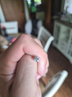 .5 carat Moissanite Diamond Earings