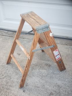 Werner small step ladder wooden