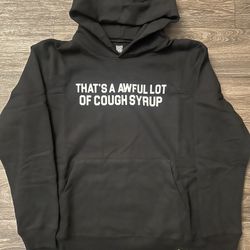 awful lot of cough syrup hoodie 