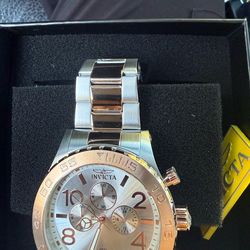 Pink gold silver  invicta