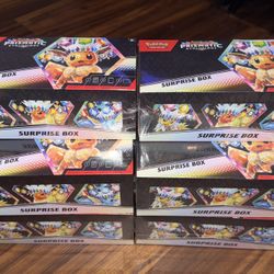 Prismatic Evolutions Surprise boxes