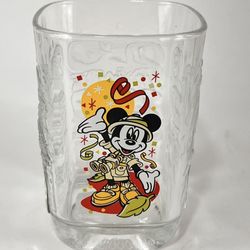 2000 McDonalds Walt Disney World Mickey Mouse Safari Glass Cup (Animal Kingdom)