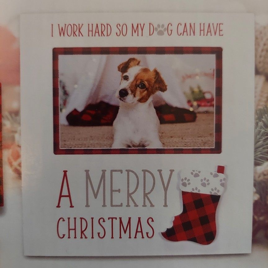 New Doggy Christmas Frame