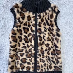 Size 7/8 Girls-Animal Print Vest