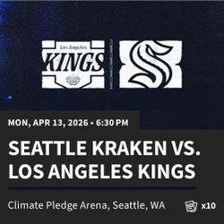 Seattle Kraken vs LA Kings (4/2/26)-Price Per Seat