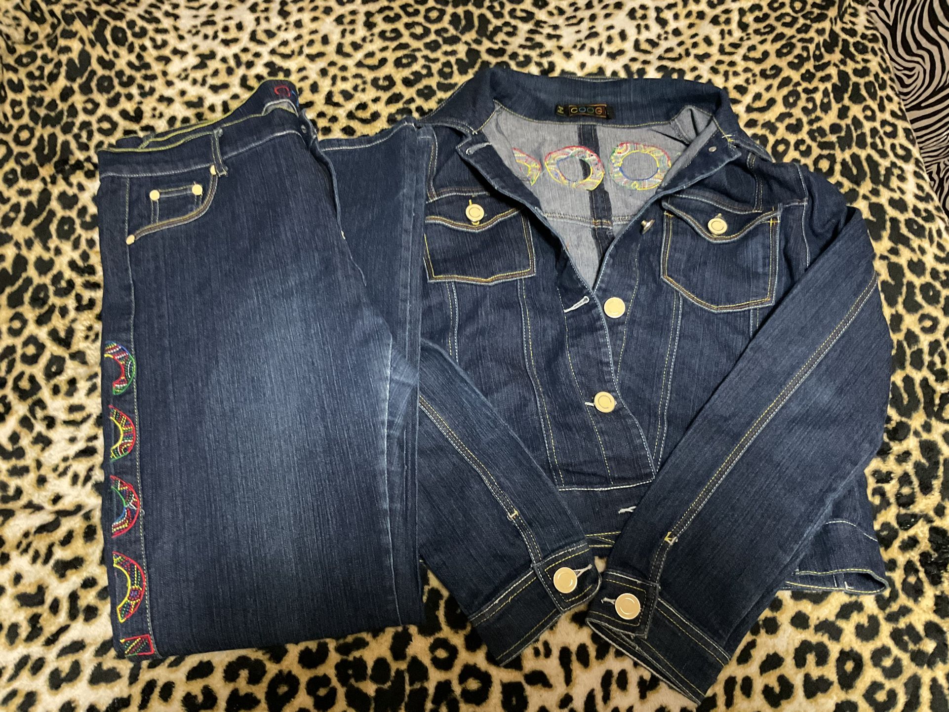 Authentic Coogi Two Piece Set