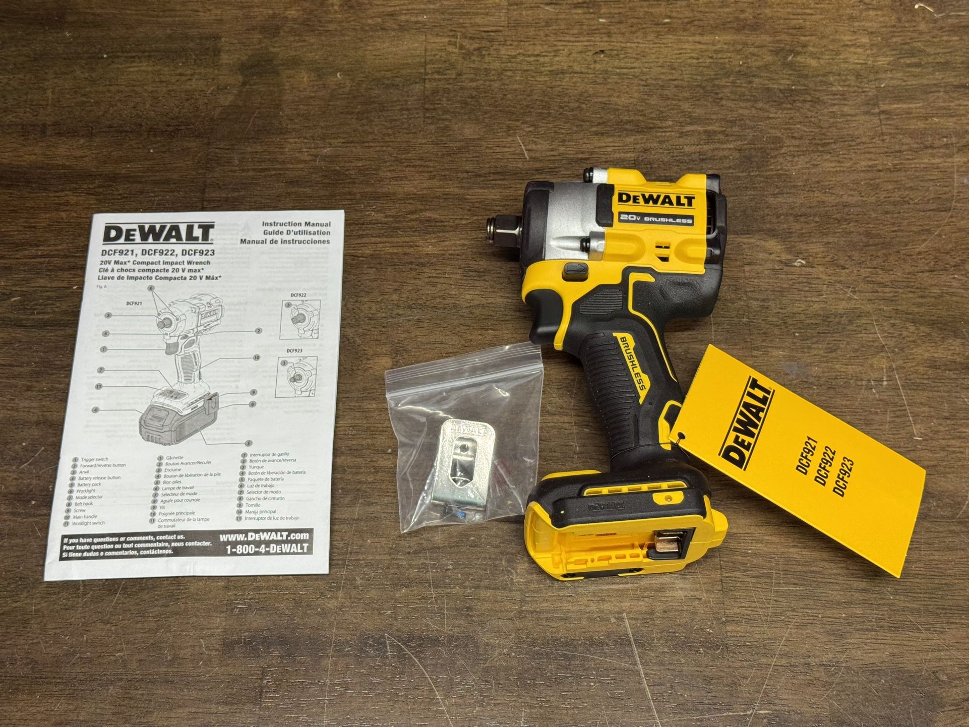 DeWalt 20V MAX ATOMIC 1/2 in. Cordless Brushless Compact Impact Wrench
