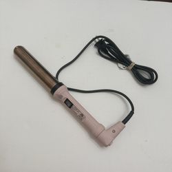 L'ange Hair Curling Wand HT015B Lange Curling Iron 1-1/2 Inch Titanium Pink